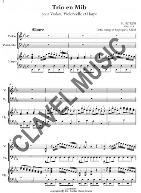 Score et Harpe Allegro